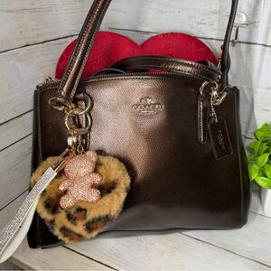 Coach Shimmering Dark Brown Satchel